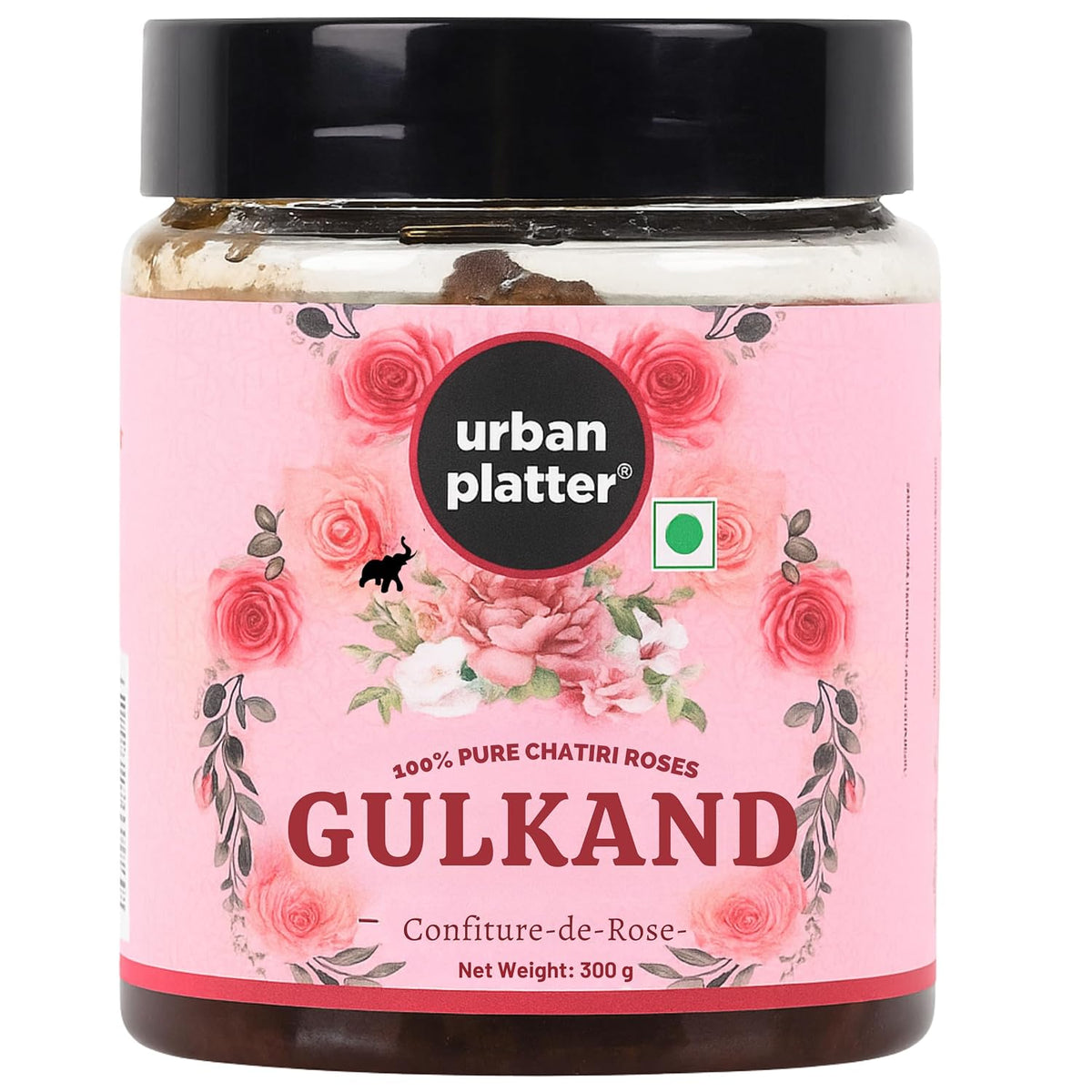 Urban Platter Natural Himalayan Gulkand Rose Petal Jam, 300 g