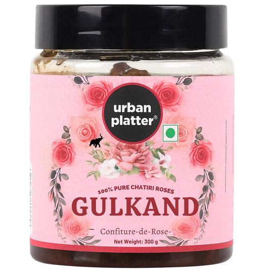 Urban Platter Natural Himalayan Gulkand Rose Petal Jam, 300 g