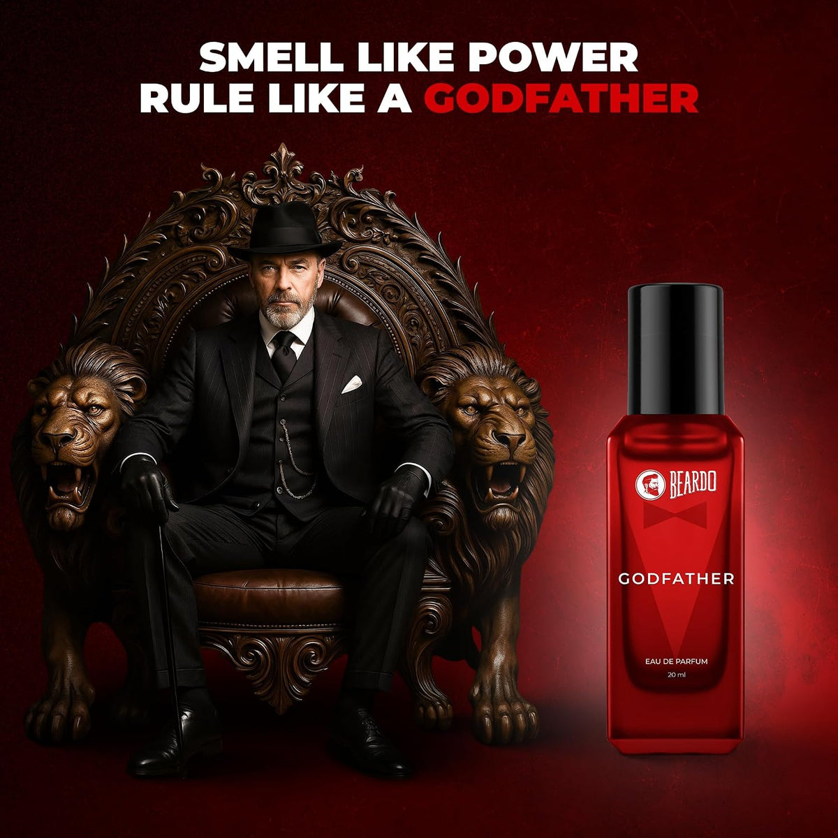 Beardo The Intense Core-LSD,Whisky Smoke & GodFather Perfume for Men (20ml x 3) | Long Lasting Fragrance | Long Lasting Perfume for Men | Gift for Men | Gift for Friend