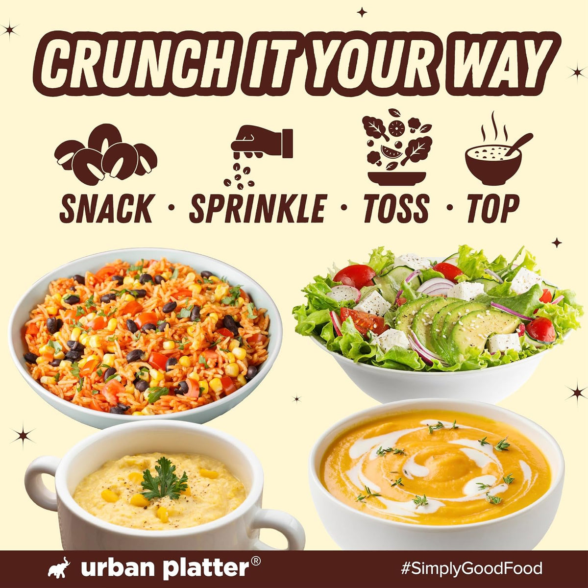 Urban Platter Giant Inka Corn, 100g (Salted & Roasted Corn Kernels, Product of Spain)