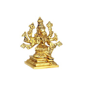 Aalayam Selveer Varahi Amman Statue Small | Varahi Amman Silai Small | Small Varahi Amman Brass Statue 7.5 CM Height Brass Gold Colour 1 Piece