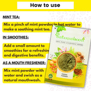 IndianJadiBooti Podina Mint Powder, 900 Grams Pack