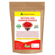 Aalayam Selveer Pure Natural Traditional Non Scented Kumkum (Kungumam) Red Color - 200G - Powder