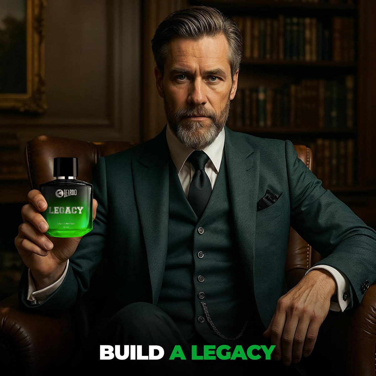 BEARDO Legacy Perfume for Men, 100ml | Eau De Parfum | Long Lasting Fragrance for Men | Long Lasting Perfume for Men | Gift for boyfriend | Gift for Men