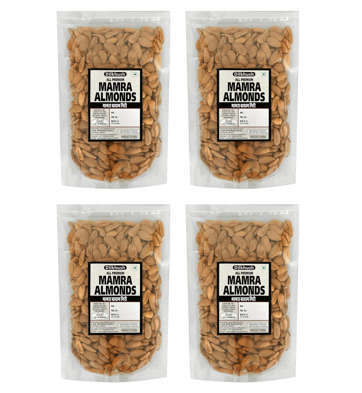 Dilkhush ORIGINAL BOLD MAMRA BADAM 500 gm.