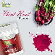 Holy Natural Beet Root Powder 500g (Jar) | Rich in Nutrients | Ideal for Smoothies, Juices, Baking, Natural Food Coloring & Personal Care