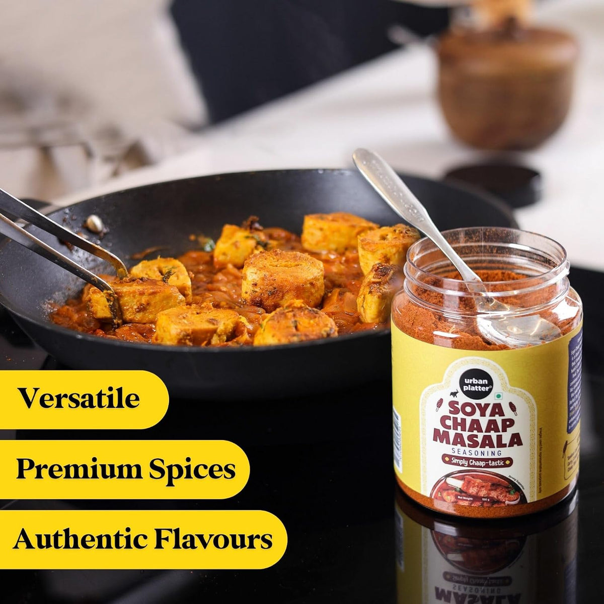Urban Platter SOYA Chaap Masala Seasoning, 150g