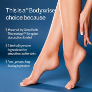 Be Bodywise 30% Urea Foot Cream Roll On 50ml | For Dry & Cracked Heels | With 5% Lactic Acid, Olive Oil & Vitamin E | Helps Repair and Moisturise Cracked Heels