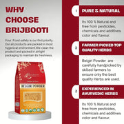 BrijBooti Bel Giri Powder Bealgiri -(400 Gr) | Dry Wood Apple For Digestive Health | Bael Fruit Powder For Immune Support - Bel Phal Aegle Marmelos.