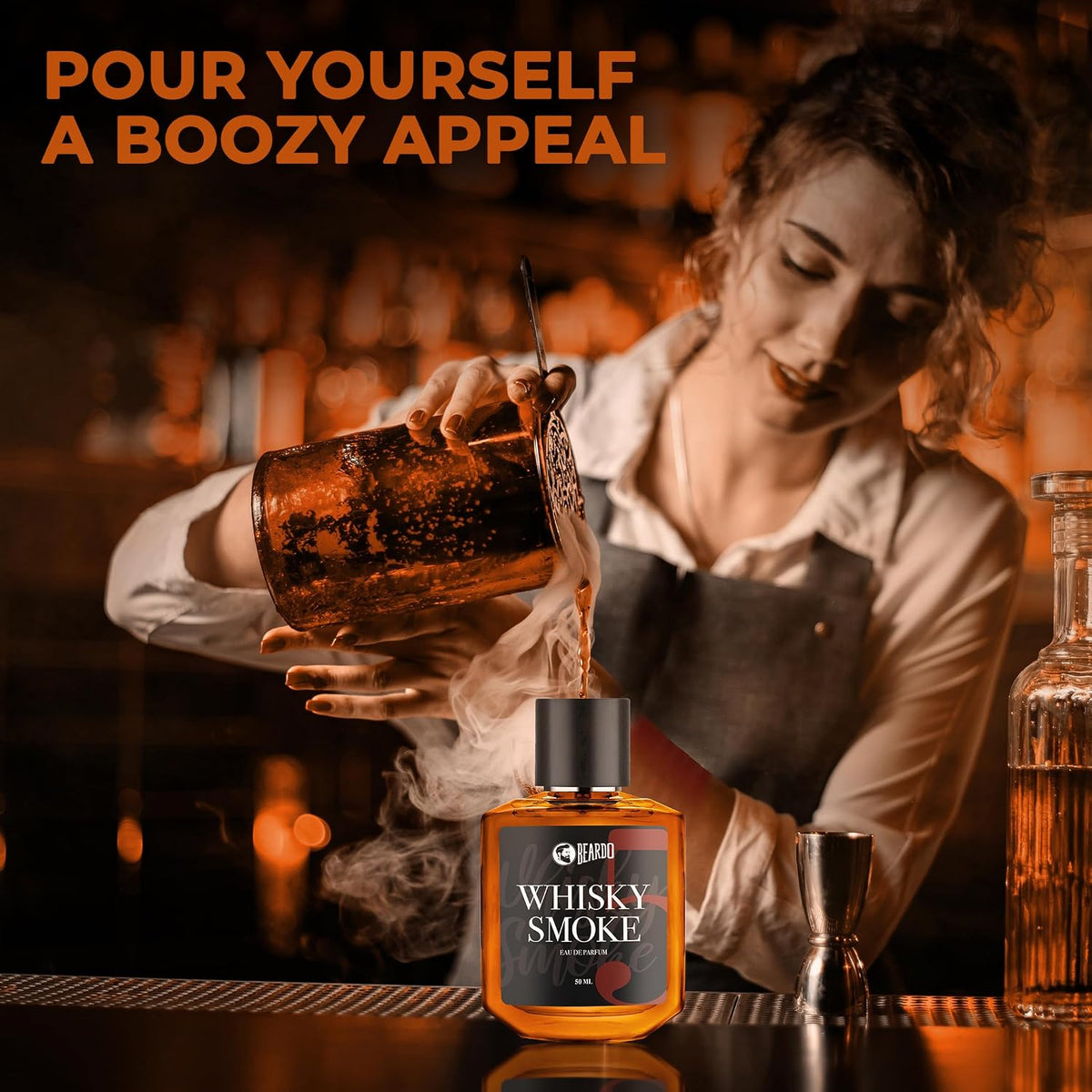 BEARDO Whisky Smoke & Godfather Perfume Giftset for Man (50 Ml X 2)|Spicy, Woody & Aromatic|Long Lasting Fragrance |Perfume for Men |Premium Perfume | Giftset for Men