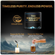 Dabur Himalayan Shilajit/Shilajeet Resin - 20g (10g x 2) | 250mg per serving | Boosts Muscle Growth & Stamina | 100% Ayurvedic | Grade A shilajit sourced from the Himalayas up to 19,000 ft