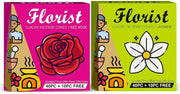 Parag Fragrances Florist Dhoop Incense Cones (Rose, Sandal, Frankincense & Jasmine) Combo Pack Natural Essential Oils & Flowers 200 Sticks Pack