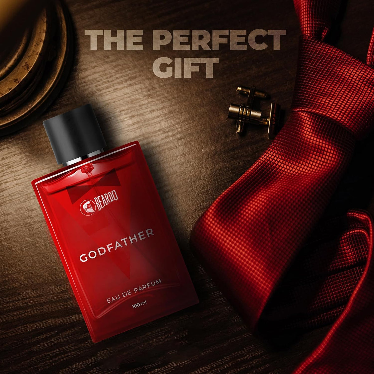 Beardo Godfather Eau De Parfum | Aromatic, Spicy Perfume For Men Long Lasting | Date Night Fragrance, Body Spray For Men, 100Mlx2 | Gift for men | Gift For Friends