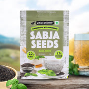 Urban Platter Sabja Seeds, 1kg (Basil Seeds for Weight Management, Digestion & Hydration, Rich in Fiber & Omega-3, Falooda, Detox Drinks & Smoothies)