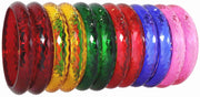 NMII Acrylic (Plastic) Kada With Diamond Cut Pattern Glossy Finished For Women & Girls | Kangan For Girls | Kada Set For Women | Wedding, Party & Gift