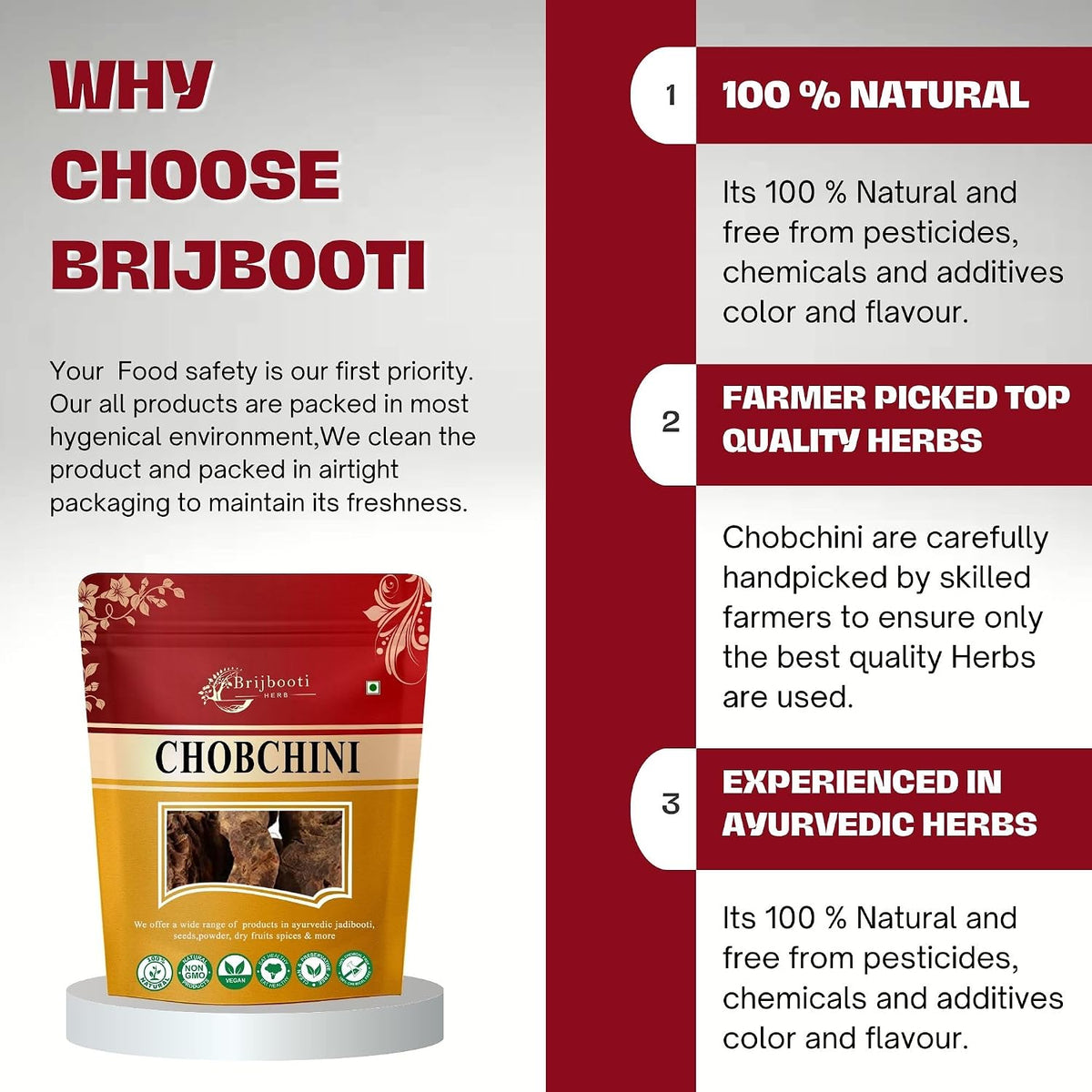 Brijbooti Chobchini - Smilax Glabra 50 Gr