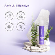 Be Bodywise Rosemary Hair Growth Roll-On Serum (25Ml) & Derma Roller,3% Redensyl,2% Aminexil & 2% Anagain For Thicker Hair Growth,0.5Mm Titanium Micro Needles For Better Follicle Stimulation - Grams