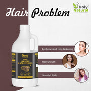 Holy Natural Organic Jamaican Black Castor Oil 1 Liter | Pure Cold Pressed Castor Oil | Moisturizes Scalp, Hair, Beard, Nails & Skin | Natural Beauty Oil