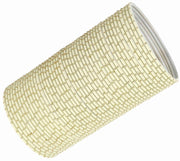 NMII Non-Precious Metal Base Metal with Polka Dots Glossy Finished Bangle Set For Women and Girls, (Cream_2.2 Inches), Pack Of 48 Bangle Set