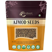 Brijbooti Ajmod 200 Gram - Ajmoda - Apium Graveolens - Celery Seeds | FSSAI, GMP, ISO Certified