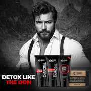 Beardo Charcoal 4-in-1 Giftset for Men | Complete Face & Body kit, pack of 4 (Facewash, Peel-off mask, Scrub, Soap) | Gift For Men | Gift for Husband