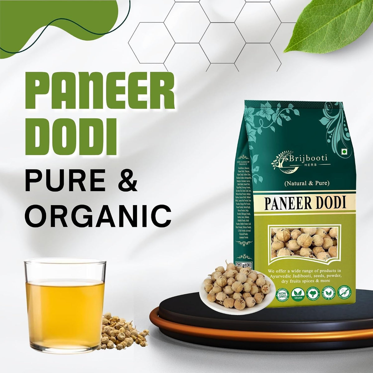Brijbooti Paneer Doda Phool - (1KG) | Paneer Phool for diabetes | Paneer Dodi
