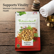 IndianJadiBooti Kashmiri Lehsun (250 grams pack) | Fresh & Natural, Premium Single Clove Snow Mountain Garlic | Allium Sativum for Cardiovascular Support, Immune Resilience & Culinary Warmth