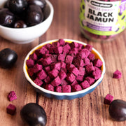Urban Platter Freeze-Dried Jamun Cubes, 50g (Real Fruit | Naturally Tangy & Antioxidant-Rich | Crunchy Snack or Topping)