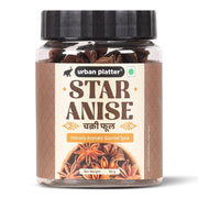 Urban Platter Star Anise, 50g (Chakri Phool | Warm, Licorice like Flavour | Highly Aromatic Spice used in Biryanis, Broths, Asian Cuisine & Baking)
