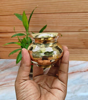 SHINDE EXPORTS Brass lota Pooja Kalash for puja Small Size 2.3 inches