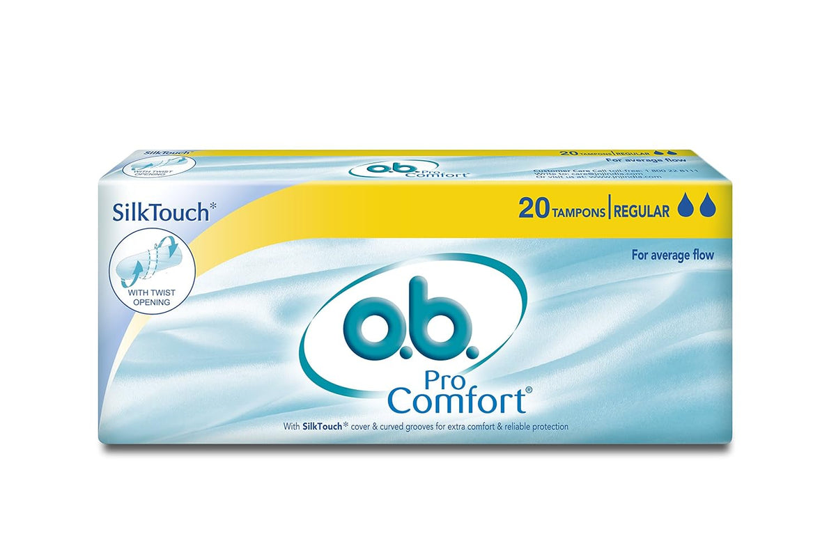 Stayfree O.b. ProComfort Tampons - Regular (Average Flow, 20 Piece)
