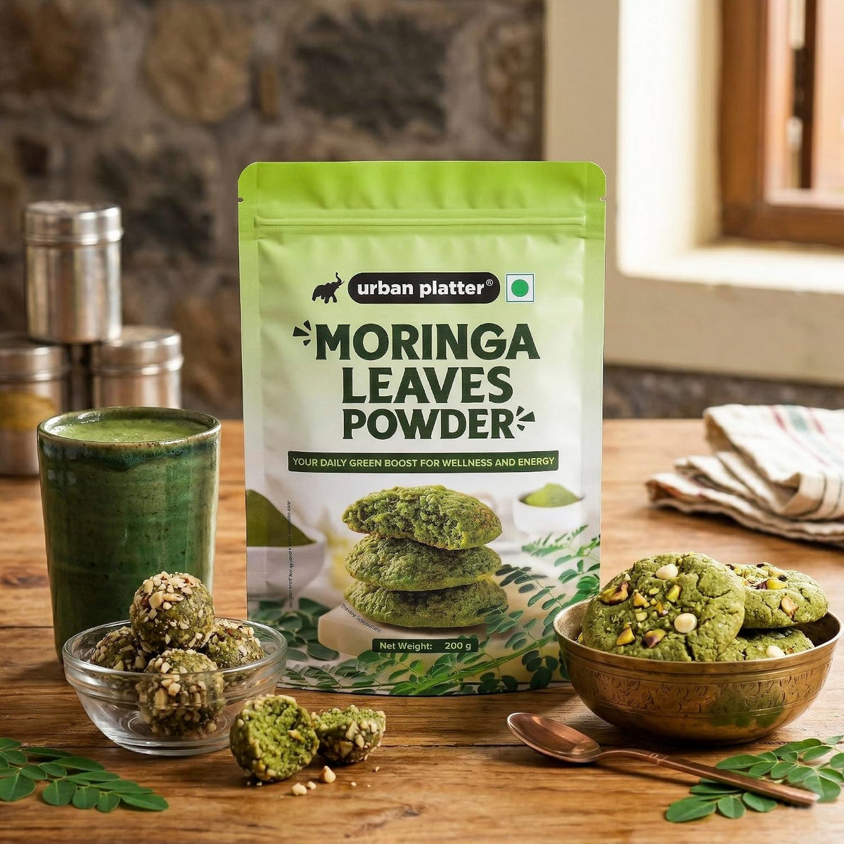 Urban Platter Moringa Leaf Powder, 200g
