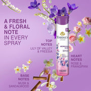 Yardley London Morning Dew Refreshing Deodorant Body Spray for Women, 150 ml