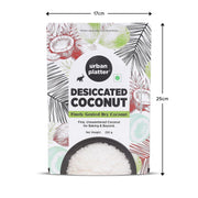Urban Platter Desiccated Coconut, 250g (Unsweetened and Finely Grated, Ideal for Baking & Confectionery)