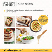 Urban Platter Tahini Paste, 500g (Smooth & Creamy White Sesame Paste, No Additives, Ideal for Hummus, Shawarma Sauce, Baba Ghanoush & Salad Dressings)