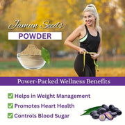 BrijBooti Jamun Seeds powder for Diabetes 100% Natural Powder 800 Gr