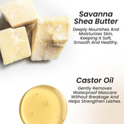 INSIGHT Savanna Shea Butter Cleansing Balm with Vitamin E | Balm to Oil Texture | Gentle Makeup Remover for Dry Skin | Removes Waterproof Formula | Hydrating & Nourishing (25g)