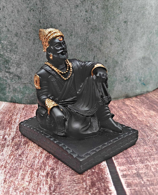 SHINDE EXPORTS chatrapati Shivaji maharaj Idol Statue for Home Gift car Dashboard