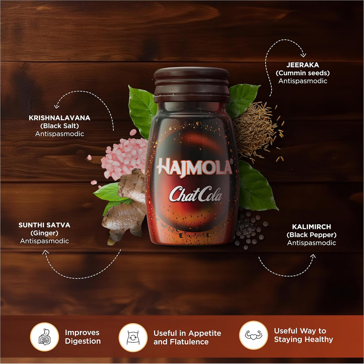 Dabur Hajmola Tasty Digestive Tablets (Chatcola Flavour) - 120 Tabs | Healthy, Tasty & Chatpata | Ayurvedic Tablets For Improved Digestion | Relief From Flatulence
