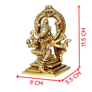 Aalayam Selveer Varahi Amman Statue with Thiruvachi | Varahi Amman Silai with Thiruvachi | Varahi Amman Brass Statue with Thiruvachi 11.5cm Height Brass Gold Colour 1 Piece