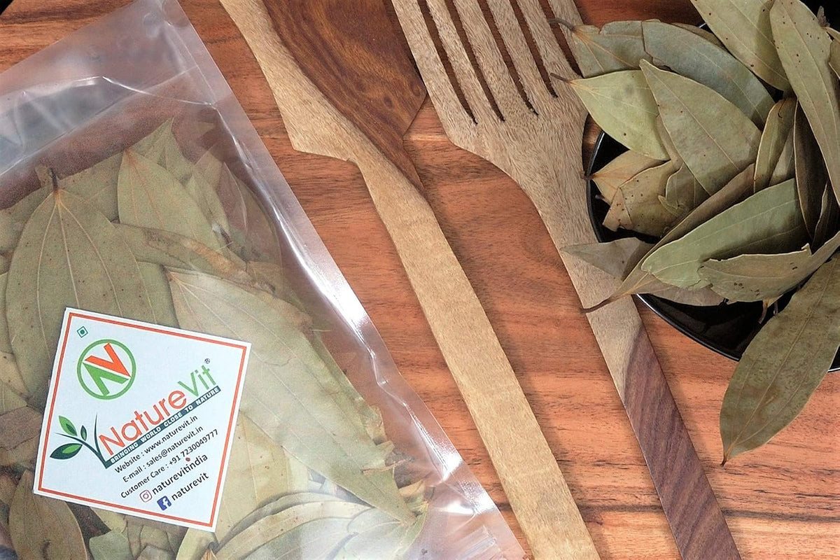 NatureVit Whole Bayleaf Spice, 1 Kg [ Tejpatta ]