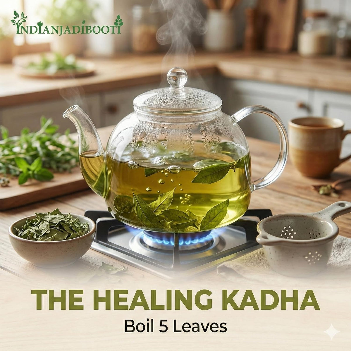 IndianJadiBooti Harsingar Leaves, 100 Grams