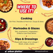 Urban Platter Korean Gochujang Paste 170g (Fermented Chilli Paste | Spicy-Sweet Umami | Plant-Based | For Bibimbap & Tteokbokki)