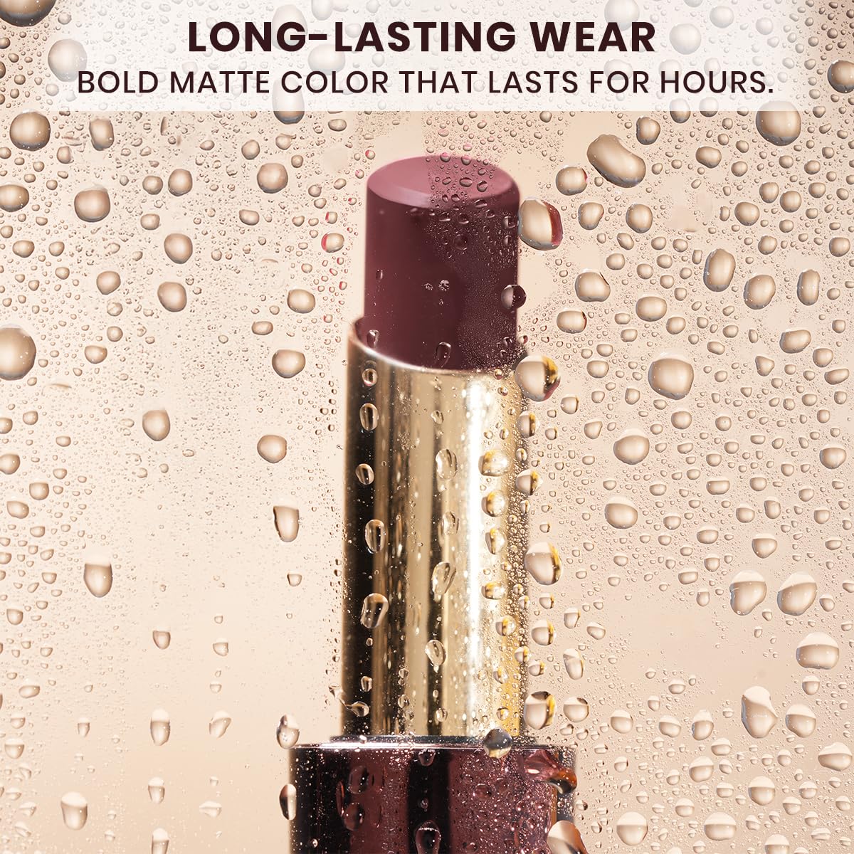 INSIGHT Pure Matte Lipstick - Seen Zone| High Pigment, Long Lasting Smooth Matte Finish | Enriched with Vitamin E & Coconut Oil - 3.3 g (Pack of 2)