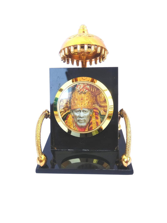 SHINDE EXPORTS Sai Baba Car Dashboard Stand with Umbrella. (Design 5)