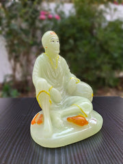 SHINDE EXPORTS shirdi saibaba Idol Radium/Radium saibaba/Radium saibaba Statue/saibaba Idol for car Dashboard Radium 4 inches