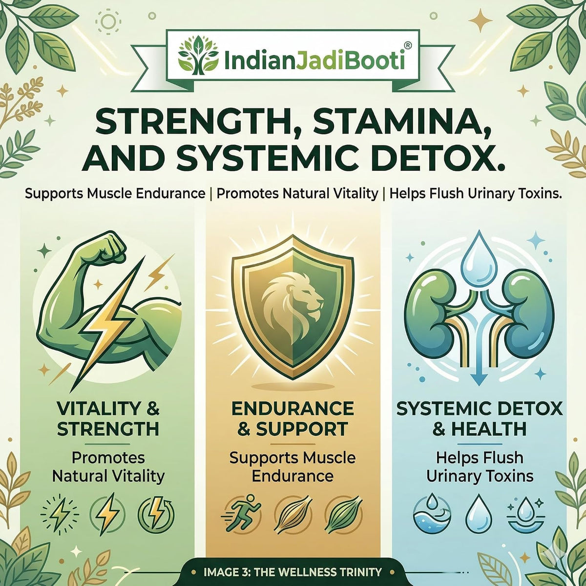 IndianJadiBooti Gokshura Powder (Gokhru Chota) for Fitness & Active Lifestyle | 100% Pure Tribulus Terrestris Churna | Natural Ayurvedic Supplement for Strength & Endurance | Non-GMO, Vegetarian | 250g (Pack Of 2)