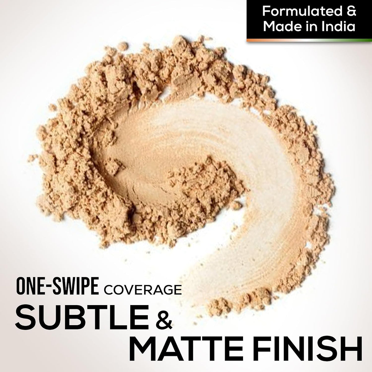 INSIGHT All Day Matte Compact Foundation - (Warm Sand) | Buildable Coverage, Flawless Finish | Lightweight, Long-Lasting Pressed Powder | Oil Control Face Makeup - 11g