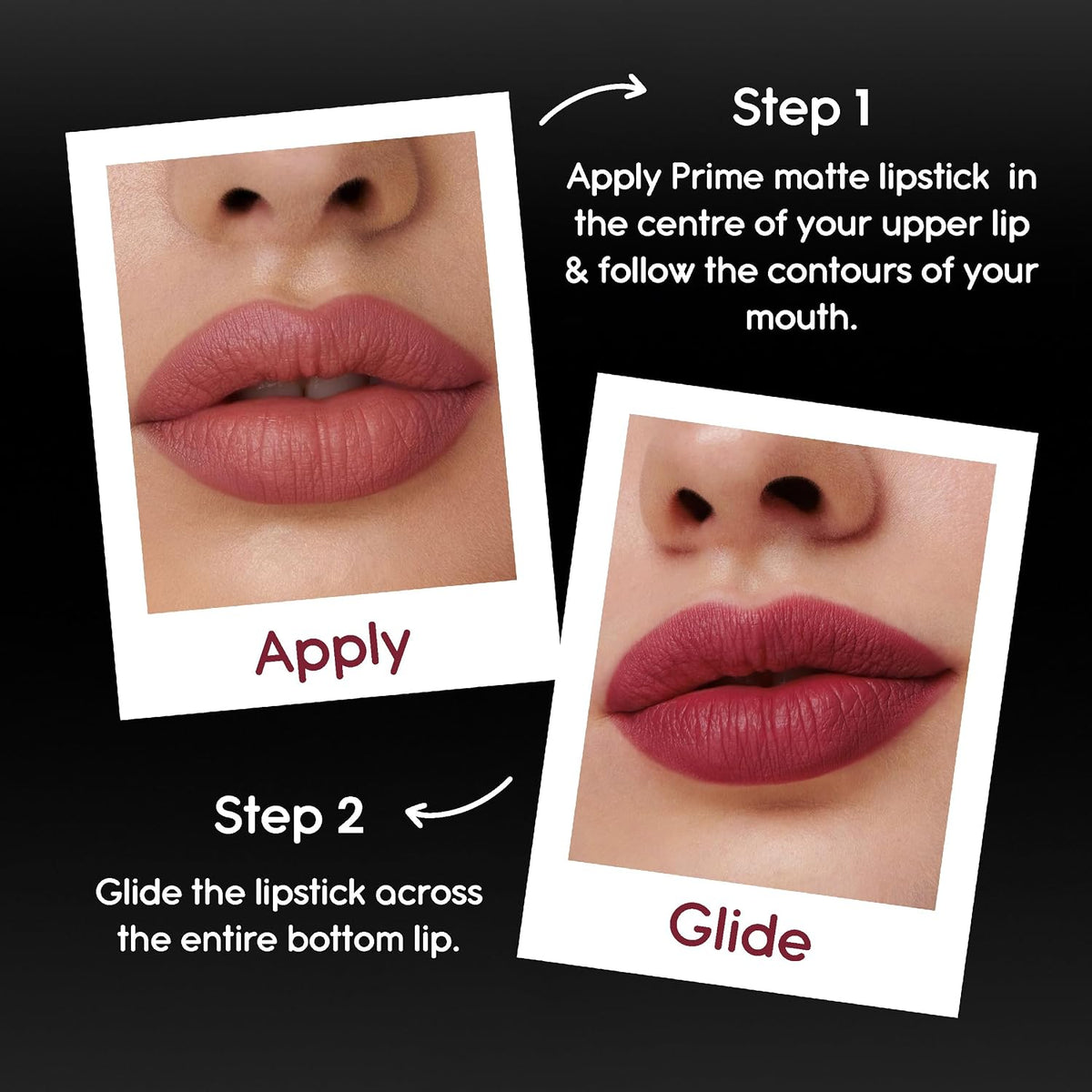 INSIGHT Prime Matte Lipstick - 3.8g |Satin Matte Finish |All day Comfort Wear | Infused with Hyaluronic Acid & Rosehip Oil |(MARGARITA) (Pack of 2)