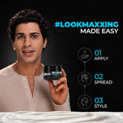 Beardo Hair Cream for Men | Natural Hold Hair Cream for Everyday Styling | Hydrates & Nourishes hair with Coconut, Vitamin E & Rosemary | Non-Sticky | All Hair Types | 100g